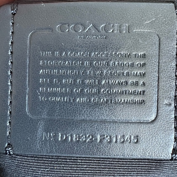 Coach Navy Blue Toiletry Bag - Picture 6 of 12